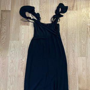 Paper Crown Black Knee Length Dress Size 6